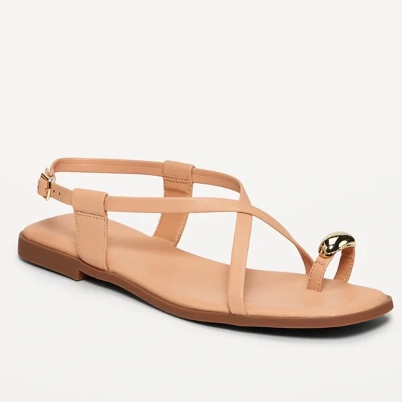 Old Navy Women's Tan Faux Leather Strappy Toe Ring
Sandals - Picture 6 of 9